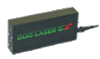 Diodelaser duo rød/grøn 1mW m/nøgleafbryder