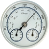 Barometer, væg- med termometer og hygrometer